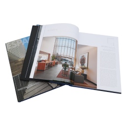 High quality hardcover catalog book printing